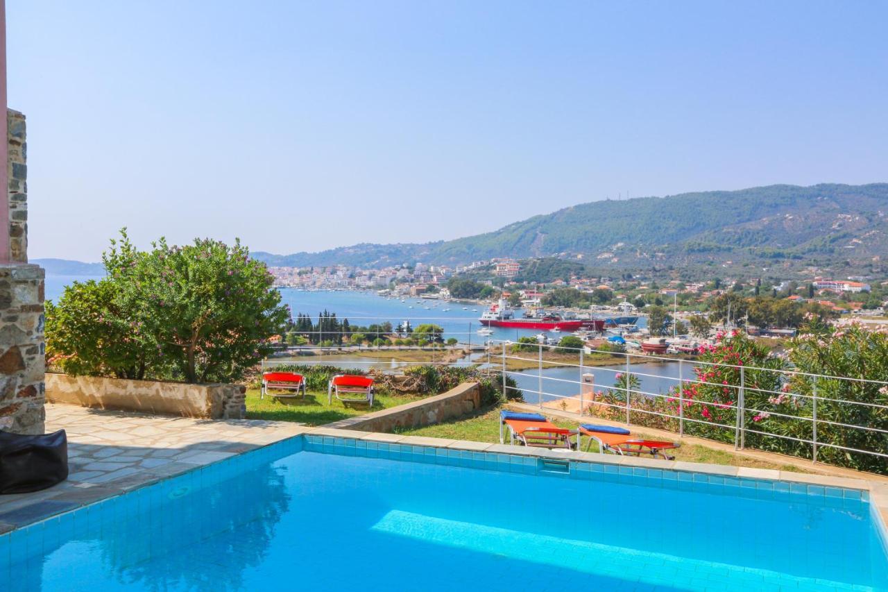 Skiathos Seaview Villa With Pool Πούντα Εξωτερικό φωτογραφία