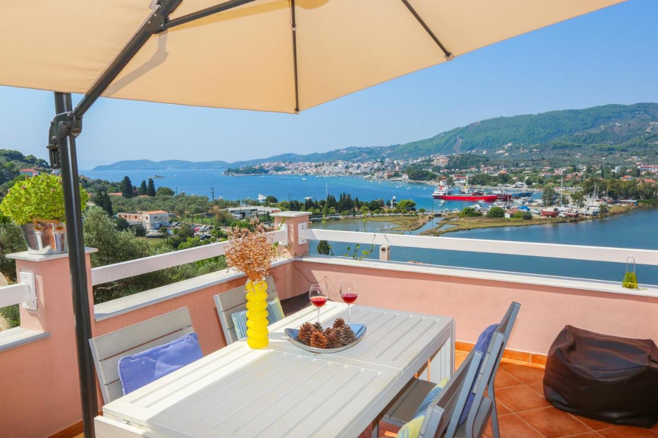 Skiathos Seaview Villa With Pool Πούντα Εξωτερικό φωτογραφία