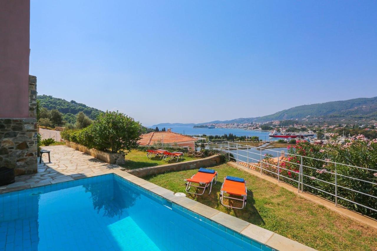Skiathos Seaview Villa With Pool Πούντα Εξωτερικό φωτογραφία
