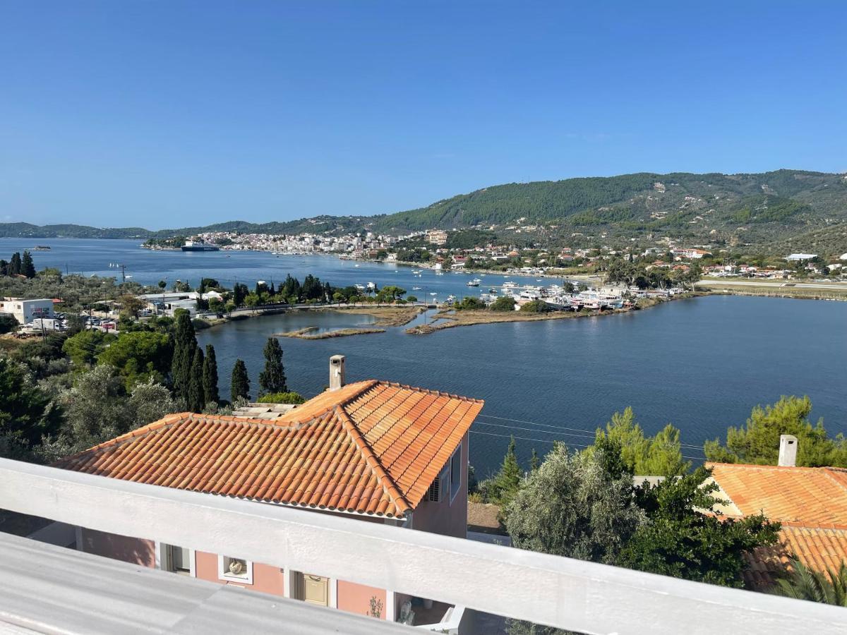 Skiathos Seaview Villa With Pool Πούντα Εξωτερικό φωτογραφία