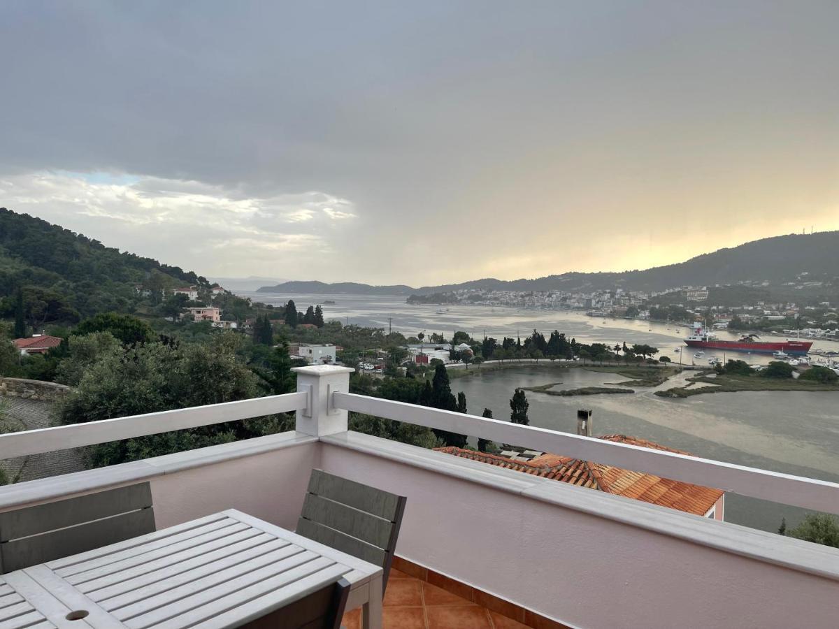Skiathos Seaview Villa With Pool Πούντα Εξωτερικό φωτογραφία