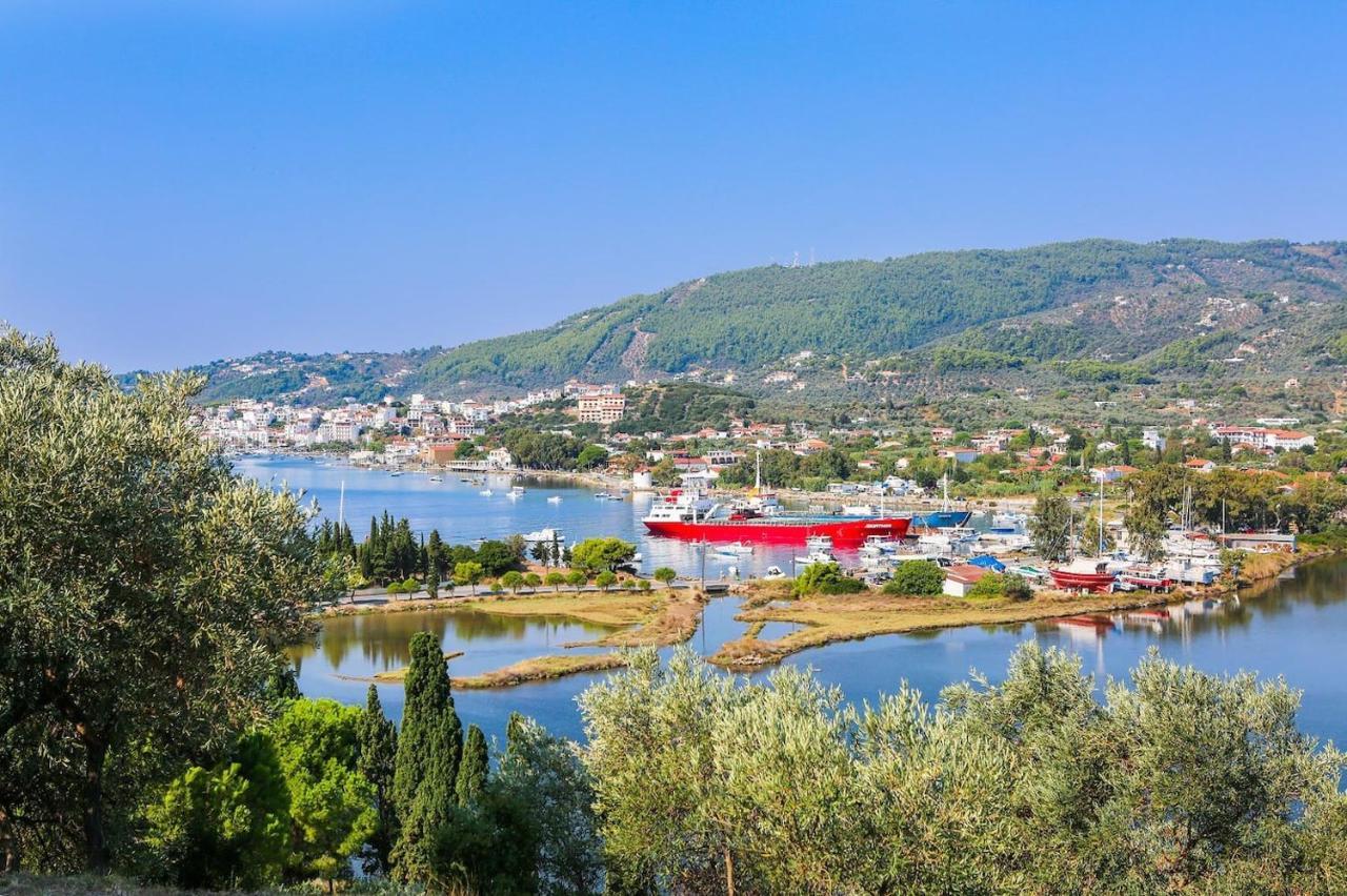 Skiathos Seaview Villa With Pool Πούντα Εξωτερικό φωτογραφία